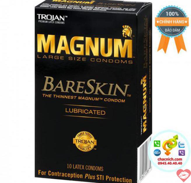  So sánh Bao mỏng nhiều gel Trojan Magnum BareSkin 56mm  mới nhất