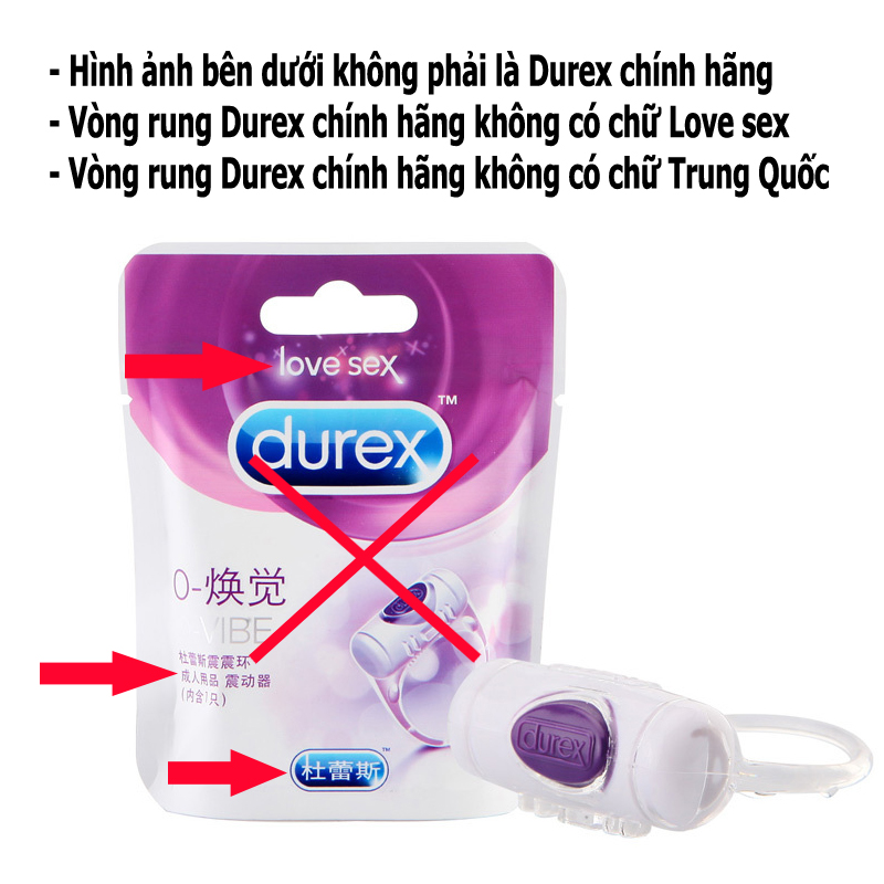 Cung cấp Vòng Rung tình yêu cao cấp Durex Play Vibrations  nhập khẩu
