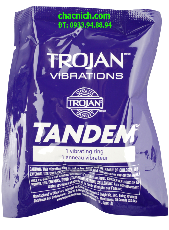  Bán Vòng rung đeo dương vật cao cấp Trojan TanDem  tốt nhất