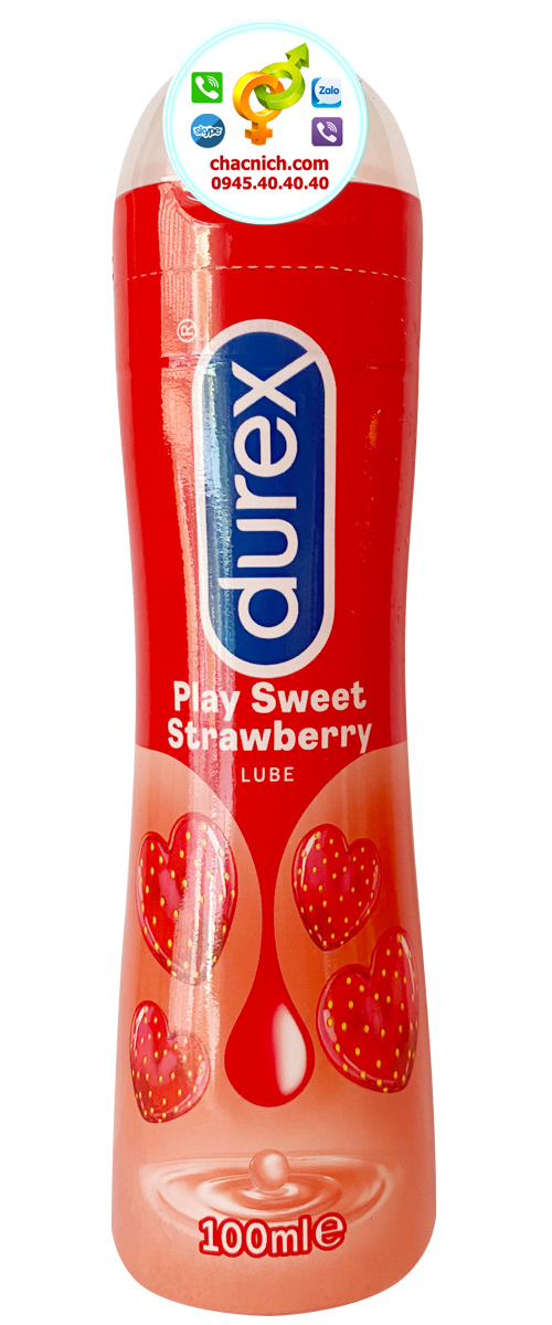  Đại lý Gel bôi trơn Durex Strawberry hương dâu thơm ngọt hàng mới về