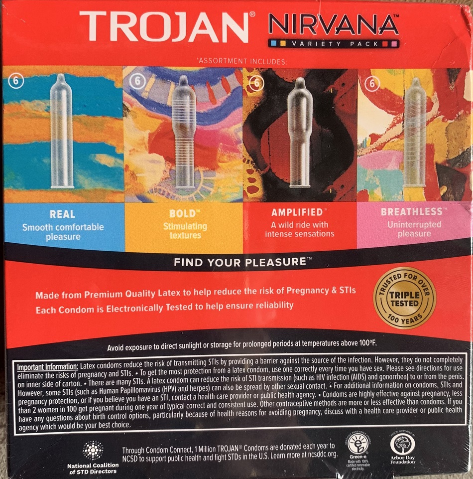 Sỉ Bao Cao Su Tổng Hợp Tuyệt Tác Trojan Nirvana Collection giá sỉ